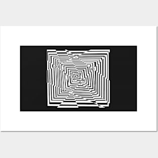 Optical Illusion Posters and Art